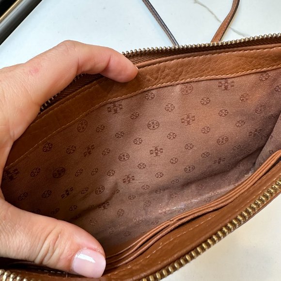 Tory Burch Leather Tan Crossbody - Picture 3 of 6